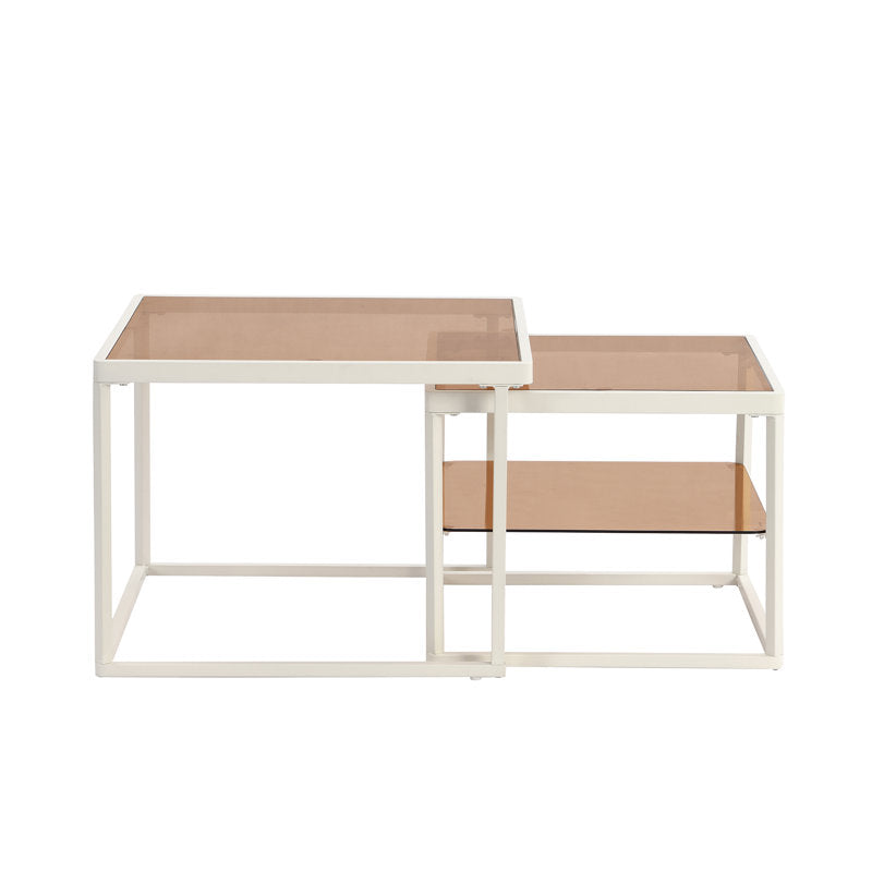 Crestline Metal Coffee Table For Living Room