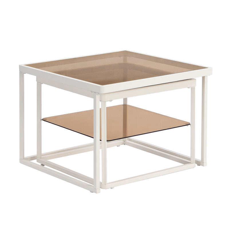 Crestline Metal Coffee Table For Living Room