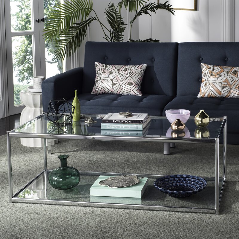 Niranjan Metal Coffee Table For Living Room