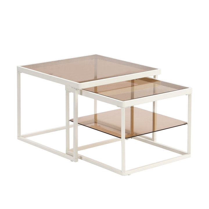 Crestline Metal Coffee Table For Living Room