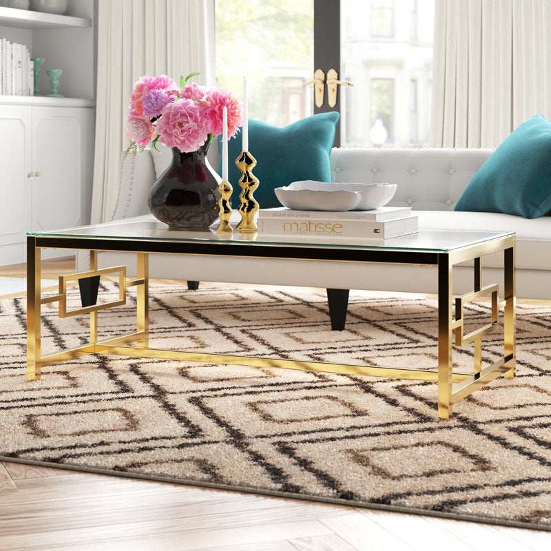 Omkar Metal Coffee Table For Living Room