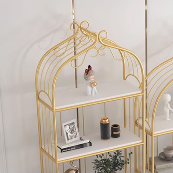 Viktoria Stainless Steel Frame Storage Shelves | Bookshelves