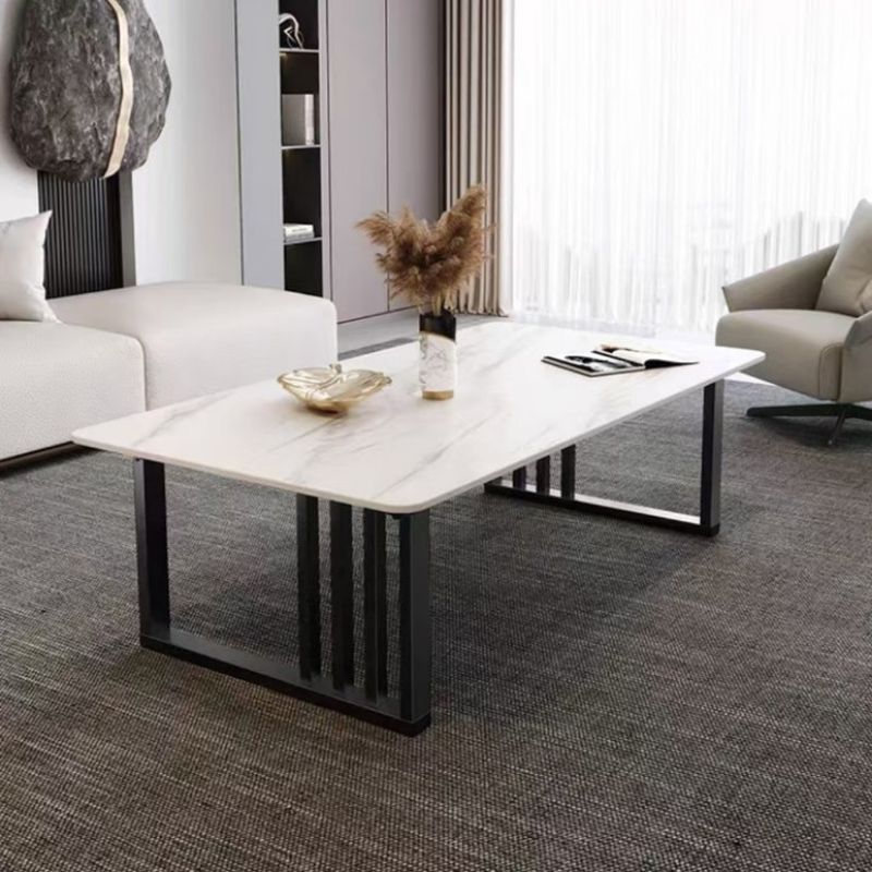 Samar Stainless Steel Frame Coffee Table for Living Room