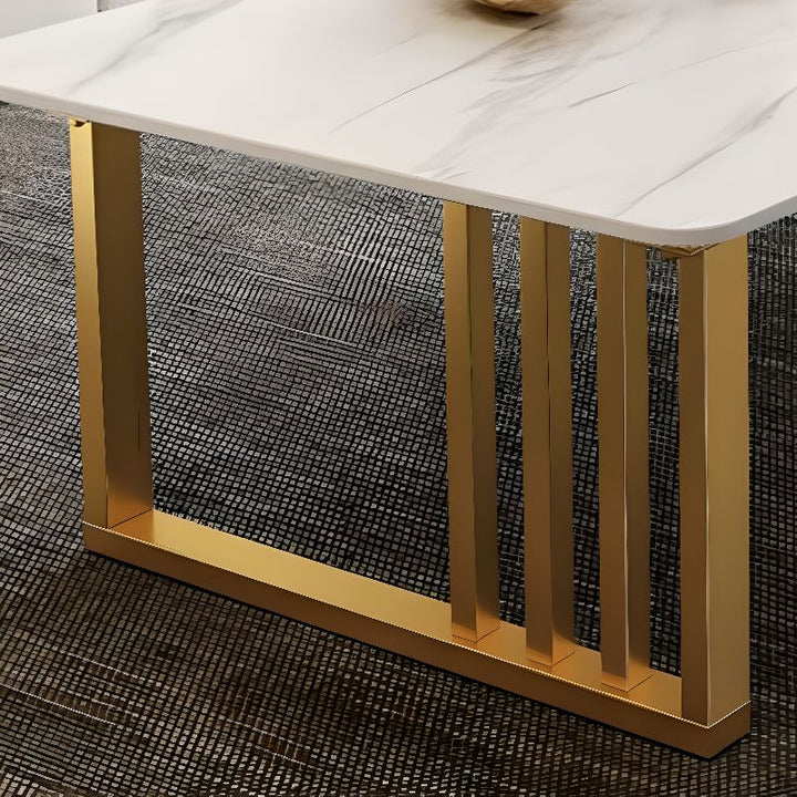 Samar Stainless Steel Frame Coffee Table for Living Room