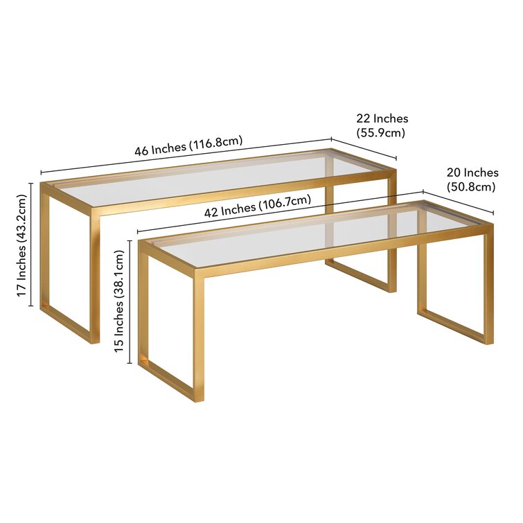 Sameer Metal Coffee Table For Living Room