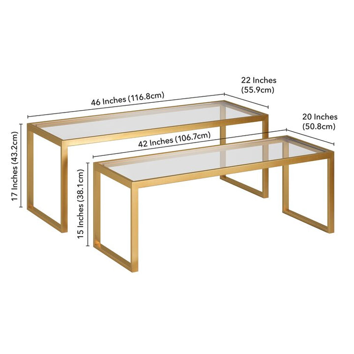 Sameer Metal Coffee Table For Living Room