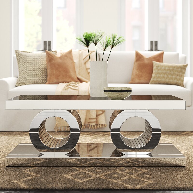 Priya Metal Coffee Table For Living Room