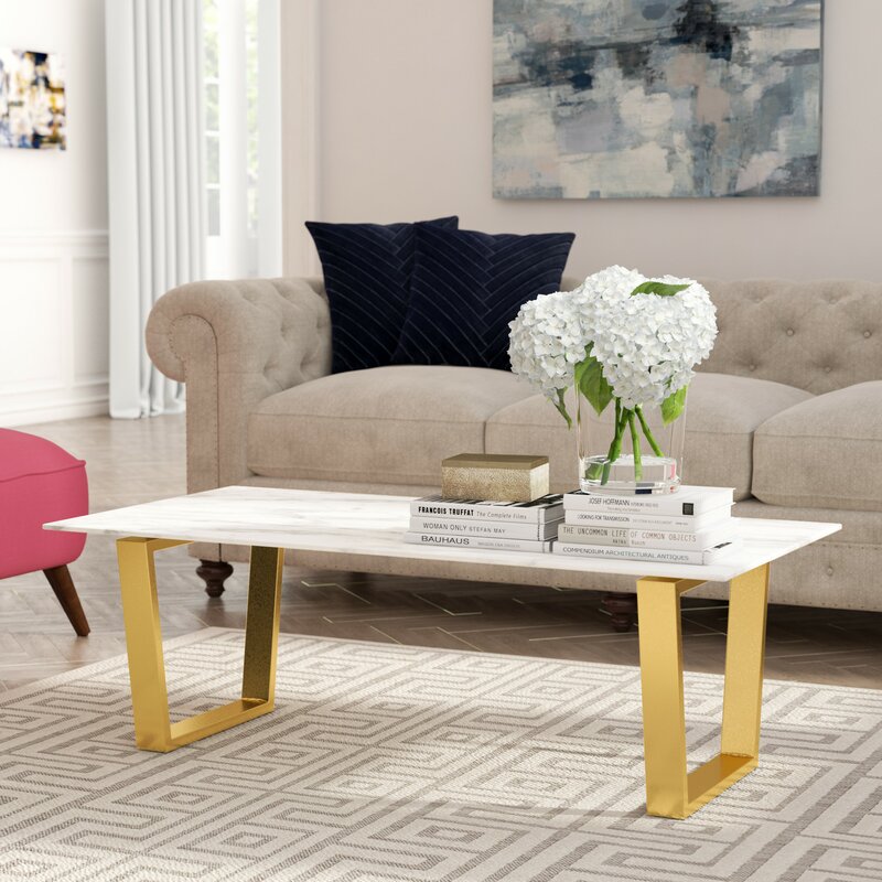 Purnima Metal Coffee Table For Living Room