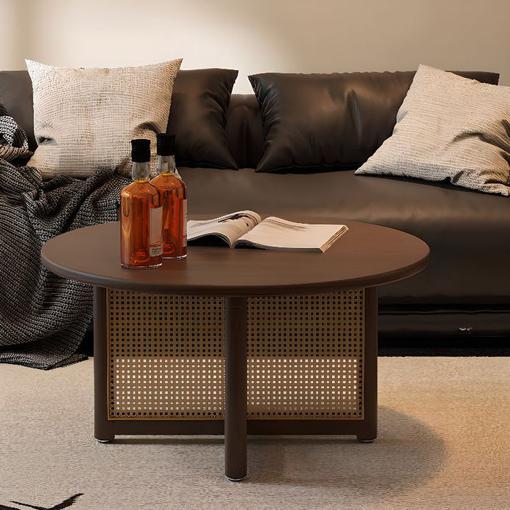 Ved Solid Wood Coffee Table for Living Room