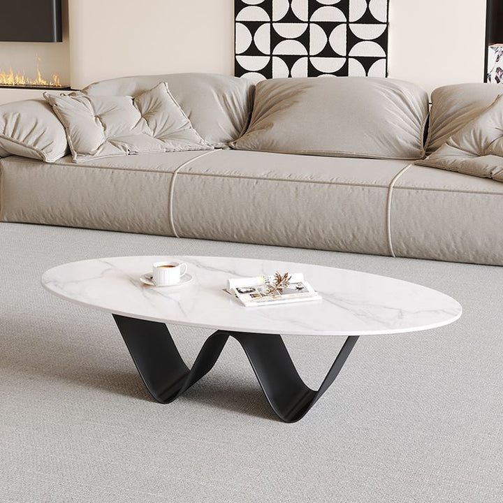 Viaan Stainless Steel Coffee Table for Living Room