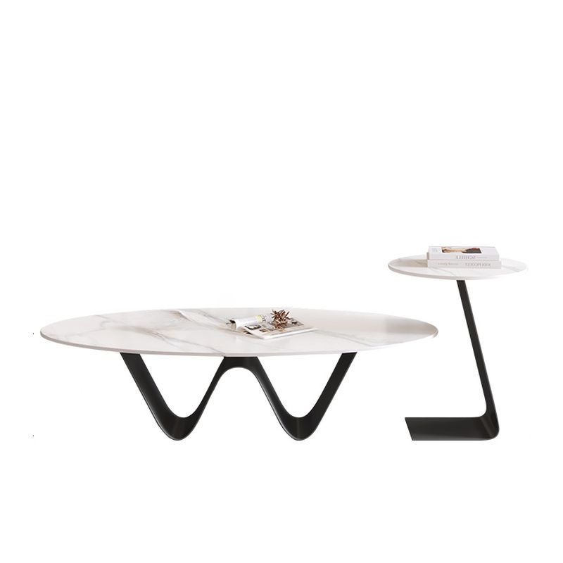 Viaan Stainless Steel Coffee Table for Living Room