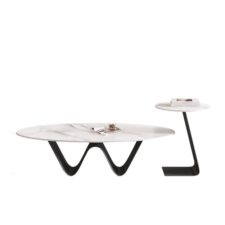 Viaan Stainless Steel Coffee Table for Living Room