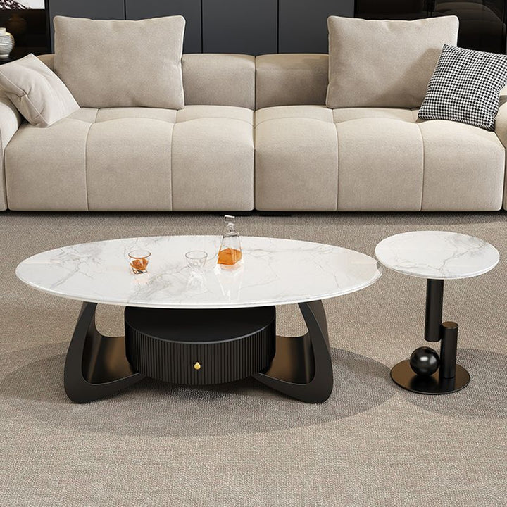 Yash Stainless Steel Frame Coffee Table for Living Room