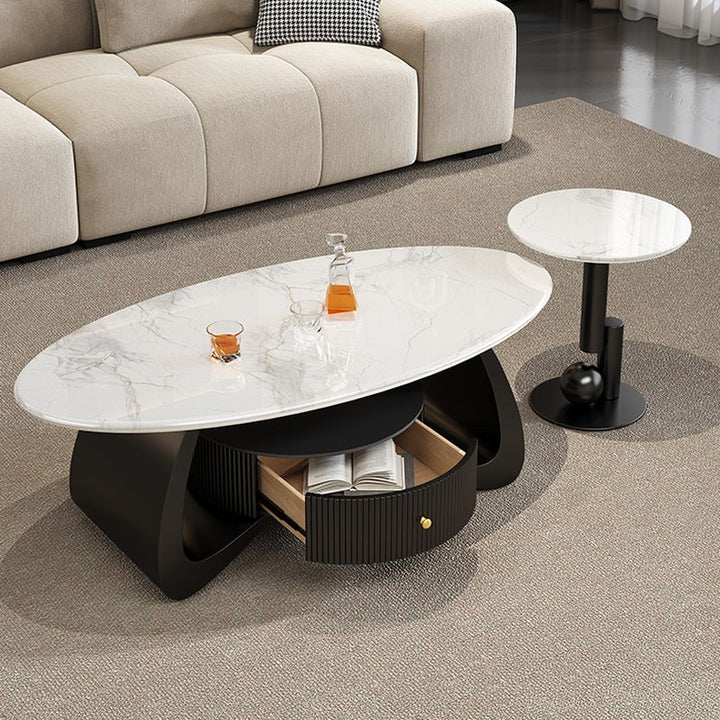 Yash Stainless Steel Frame Coffee Table for Living Room