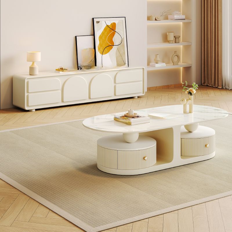 Bhavin Stainless Steel Frame Coffee Table for Living Room - Single Table