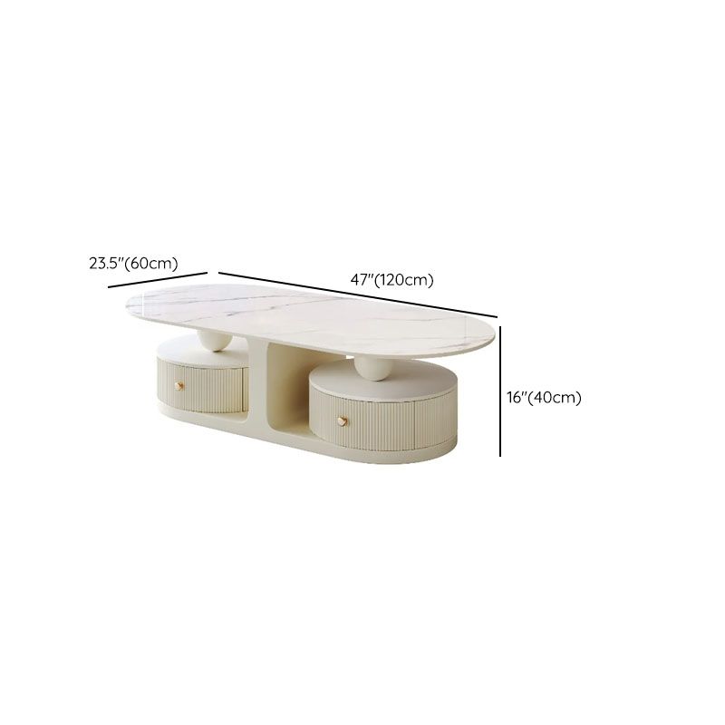 Bhavin Stainless Steel Frame Coffee Table for Living Room - Single Table