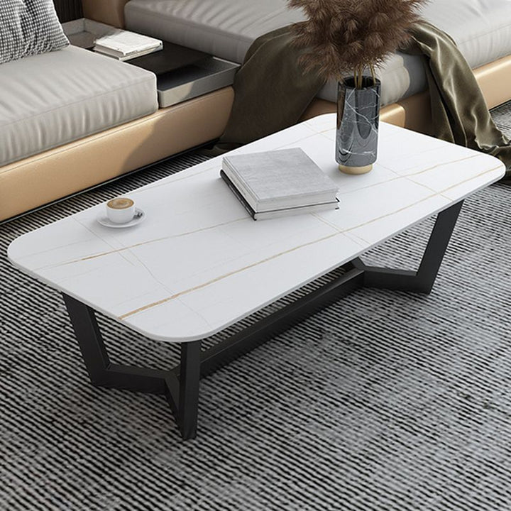 Ekansh Stainless Steel Coffee Table for Living Room