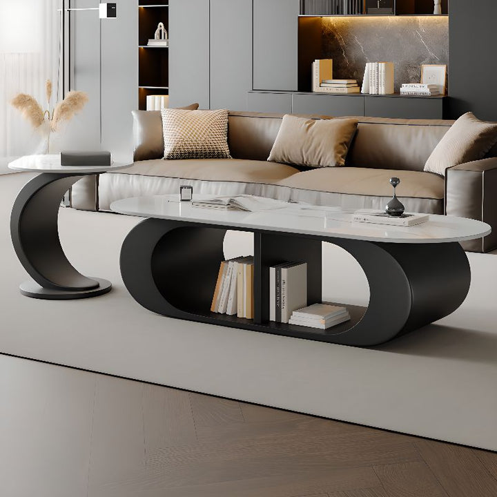 Lavisha Stainless Steel Frame Coffee Table for Living Room