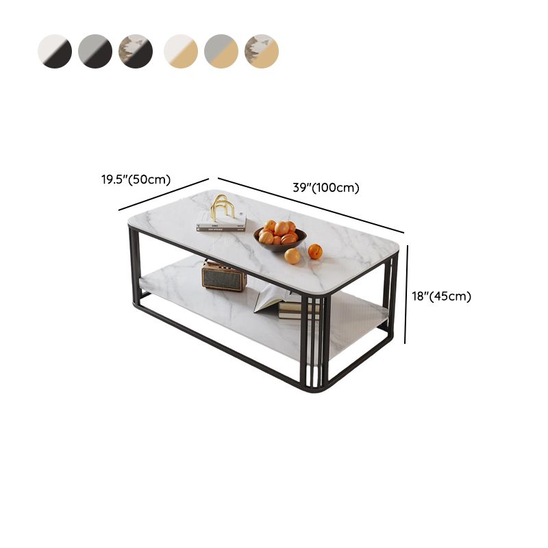 Ivaan Stainless Steel Coffee Table for Living Room