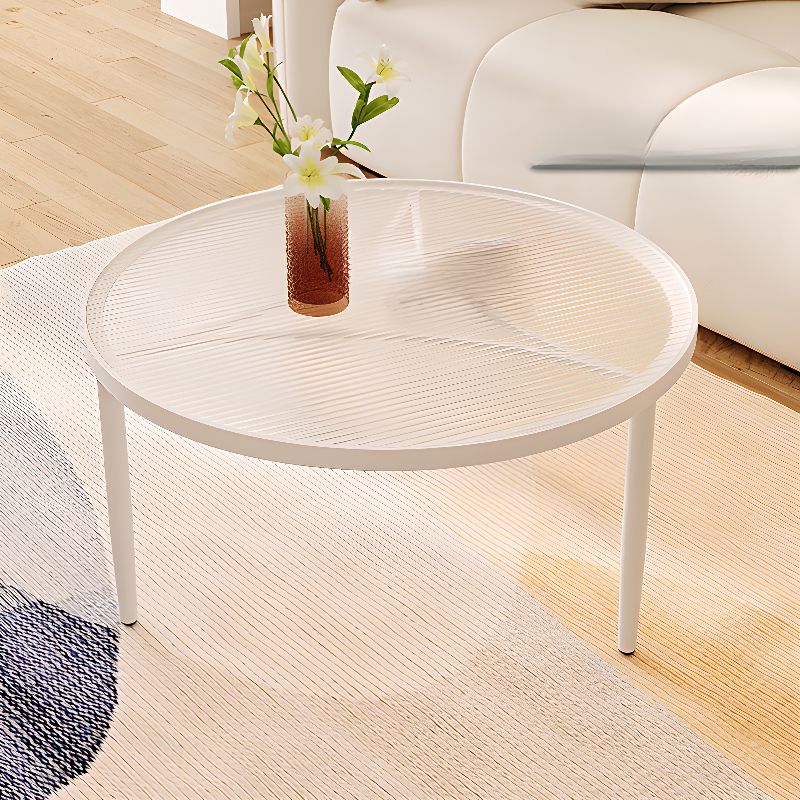 Jivin Stainless Steel Frame Coffee Table for Living Room