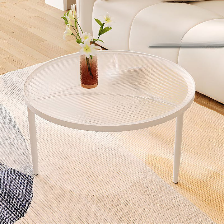 Jivin Stainless Steel Frame Coffee Table for Living Room