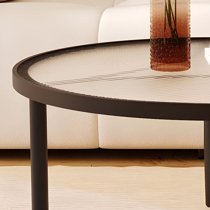 Jivin Stainless Steel Frame Coffee Table for Living Room
