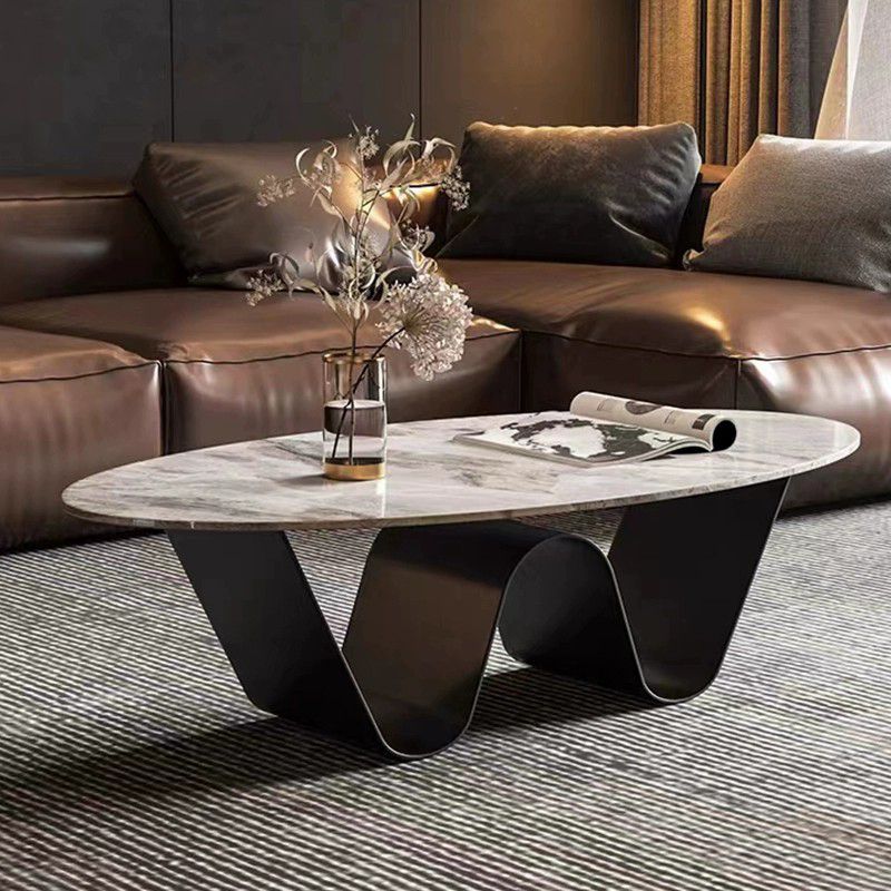 Manan Stainless Steel Frame Coffee Table for Living Room