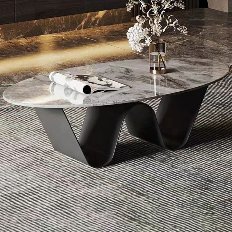 Manan Stainless Steel Frame Coffee Table for Living Room