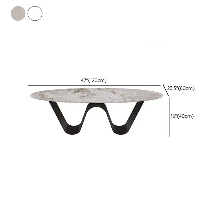 Manan Stainless Steel Frame Coffee Table for Living Room