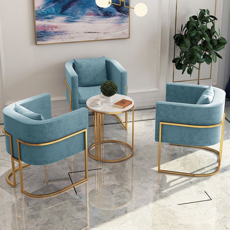 Navya Stainless Steel Frame Coffee Table for Living Room - Set of 2