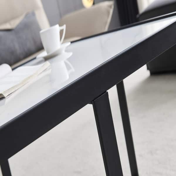 Jai Square Marble Coffee Table For Living Room