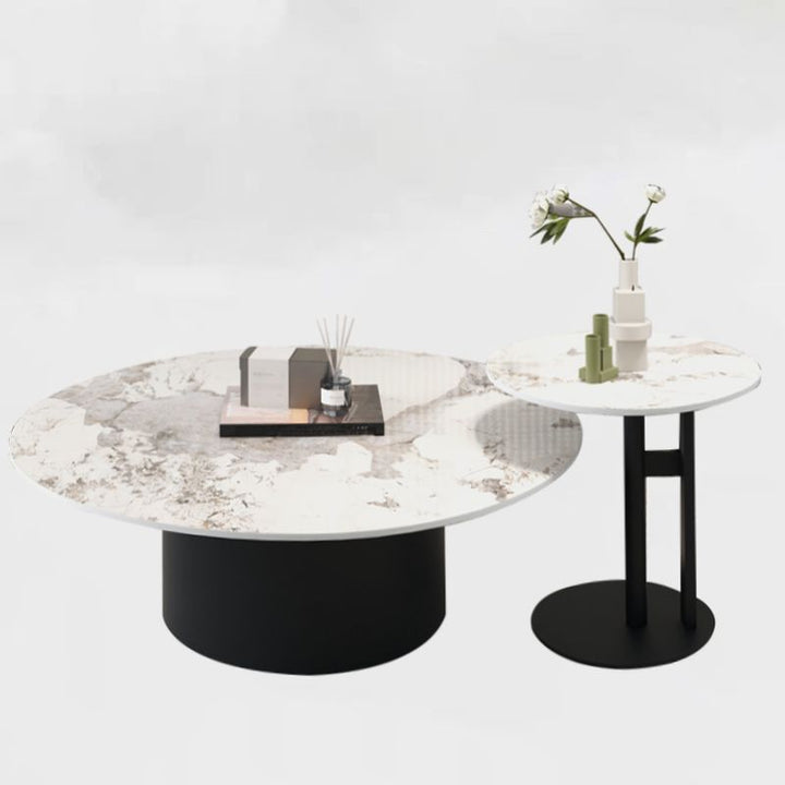 Mohini Stainless Steel Frame Coffee Table for Living Room