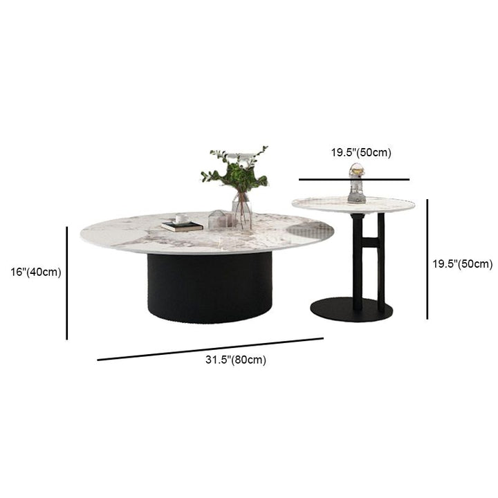 Mohini Stainless Steel Frame Coffee Table for Living Room