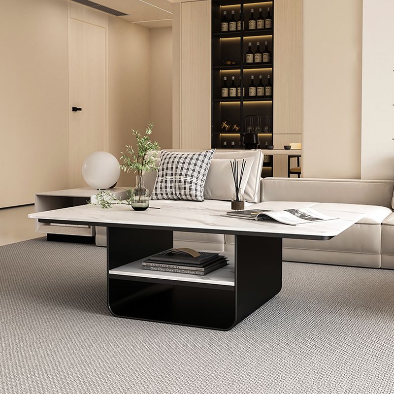 Kashvi Stainless Steel Frame Coffee Table for Living Room