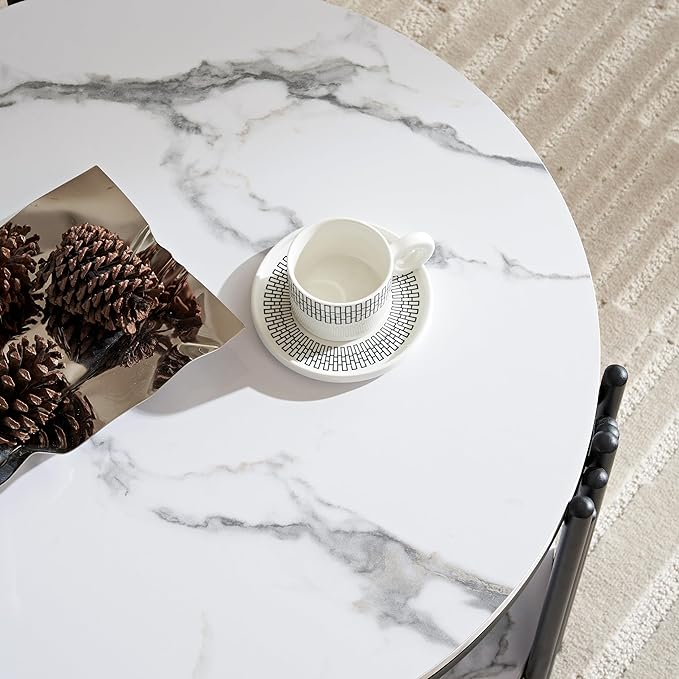 Harini Metal Black Coffee Table