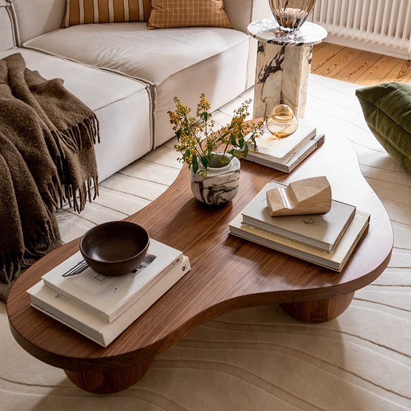 Falak Solid Wood Coffee Table for Living Room