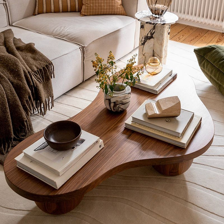 Falak Solid Wood Coffee Table for Living Room