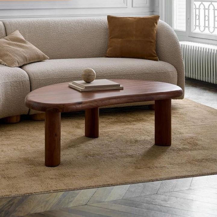 Ekisha Solid Wood Coffee Table for Living Room