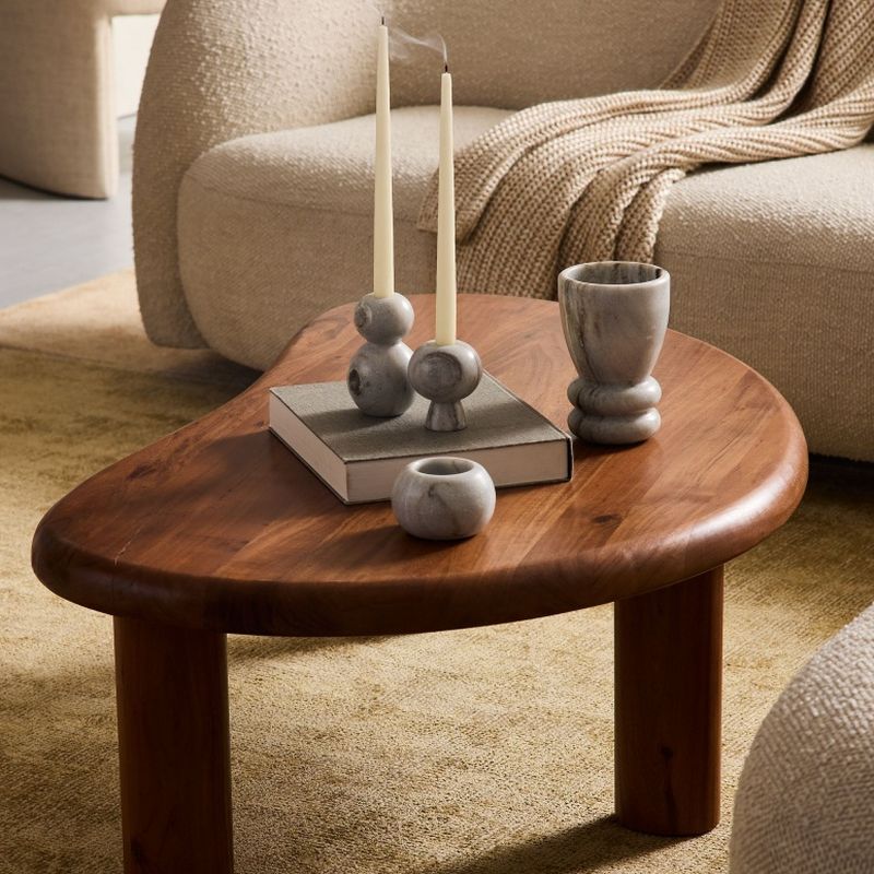 Ekisha Solid Wood Coffee Table for Living Room