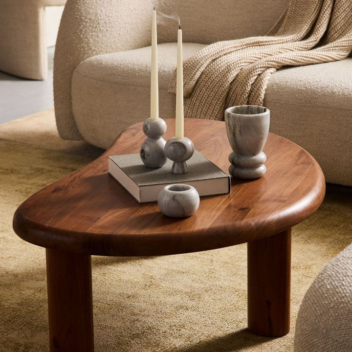Ekisha Solid Wood Coffee Table for Living Room