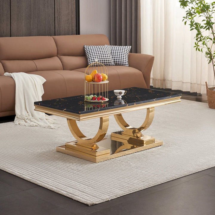 Aarohi Metal Coffee Table For Living Room