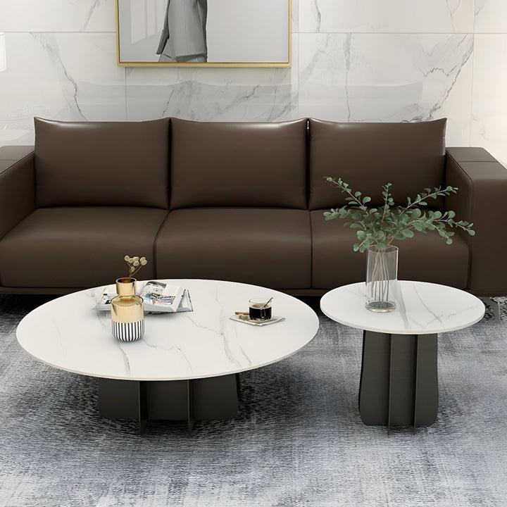 Naira Stainless Steel Frame Coffee Table for Living Room