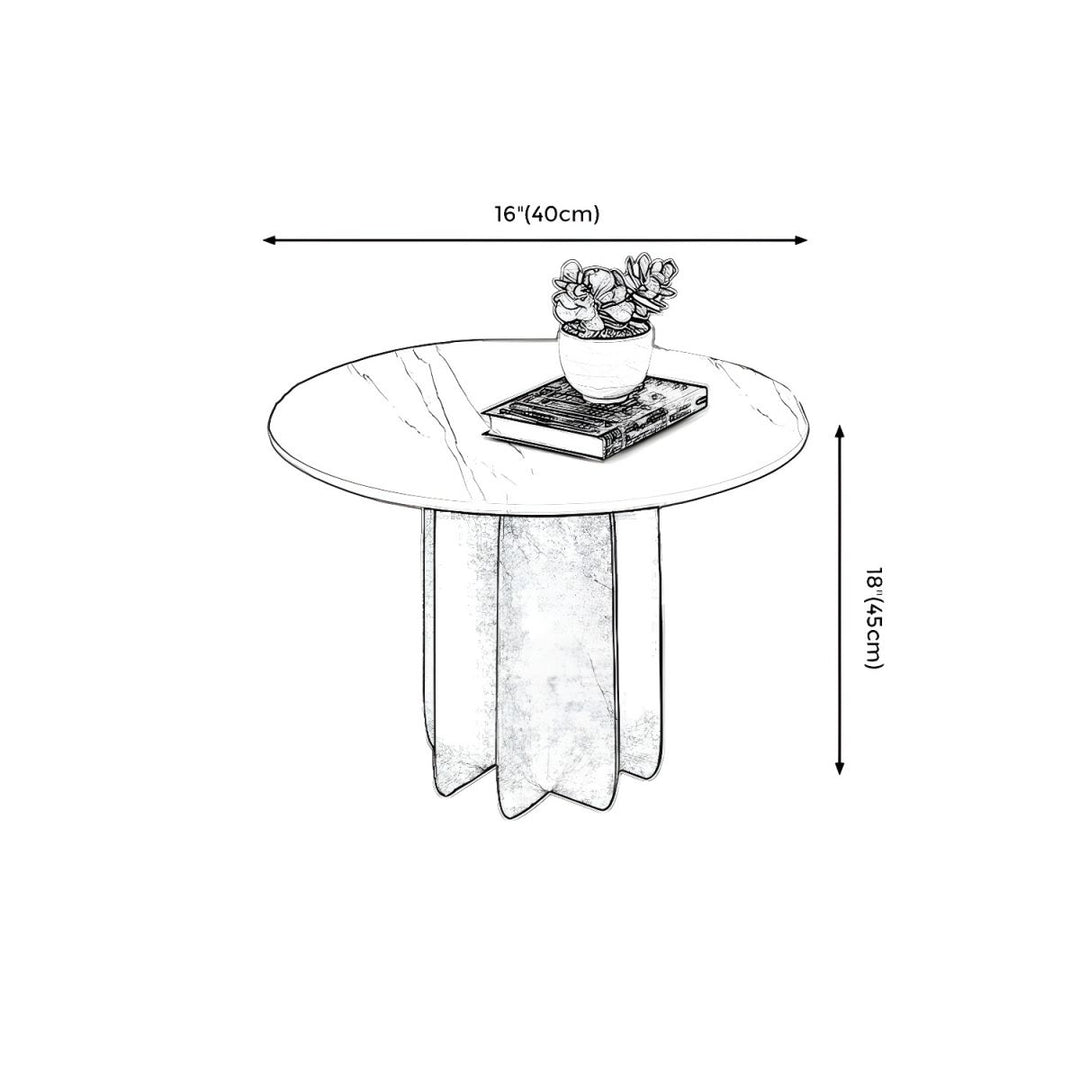 Naira Stainless Steel Frame Coffee Table for Living Room