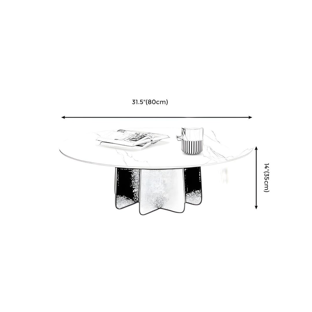 Naira Stainless Steel Frame Coffee Table for Living Room