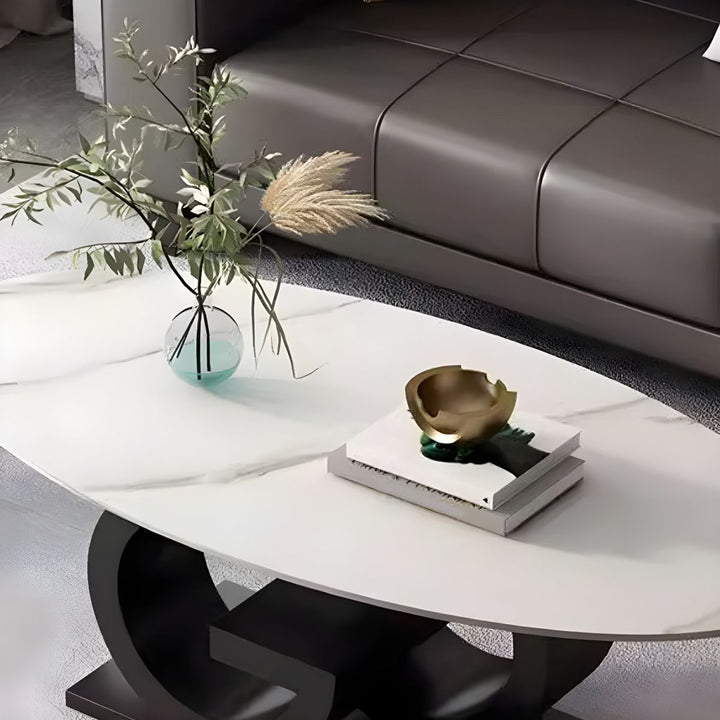 Oorvika Stainless Steel Coffee Table for Living Room