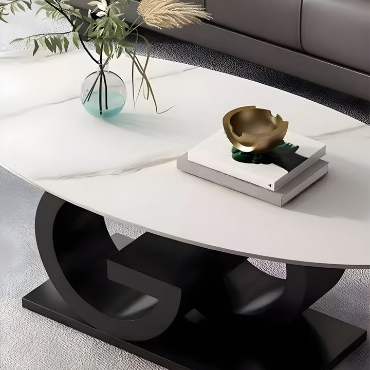 Oorvika Stainless Steel Coffee Table for Living Room
