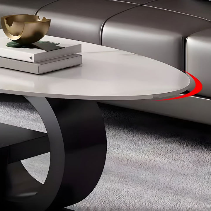 Oorvika Stainless Steel Coffee Table for Living Room