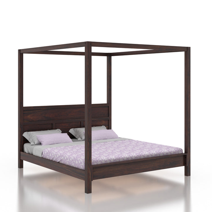 Paloma Grand Poster Solid Sheesham Wood Bed