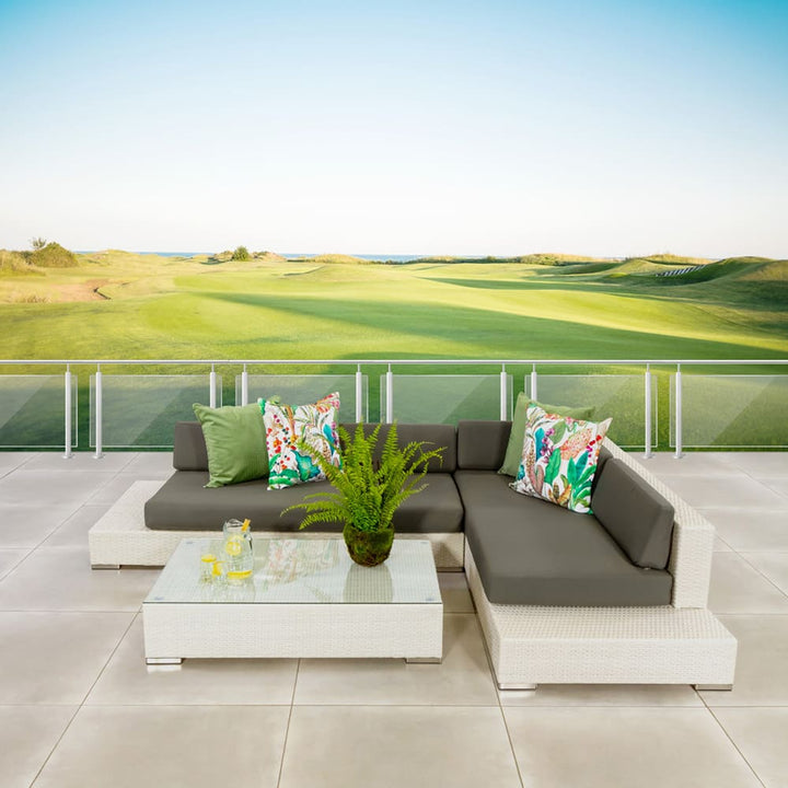 Alison Outdoor Sofa Set 2 Seater Right Sofa, 2 Seater Left Sofa and 1 Center Table