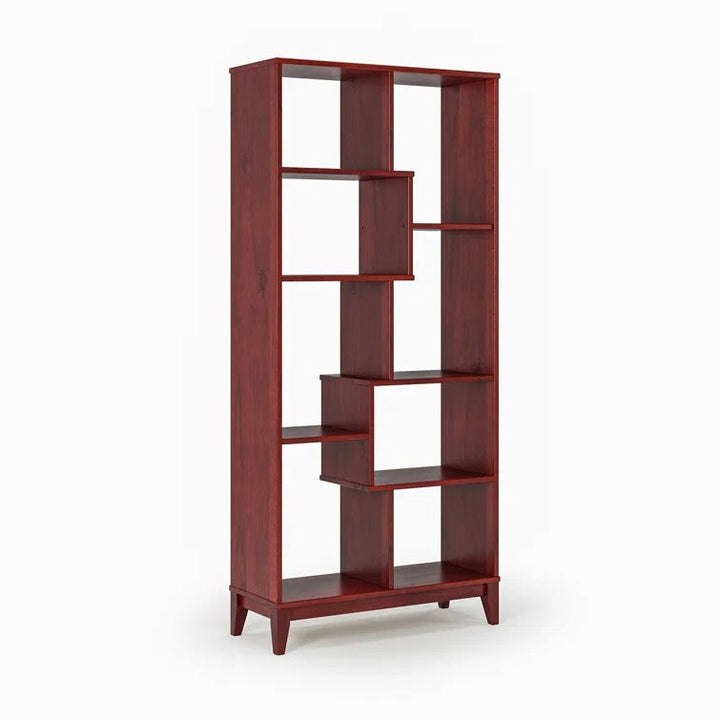 Vladislava Solid Wood Bookshelves | Bookshelf for Living Room | Bedroom | Drawing Room | Study Room